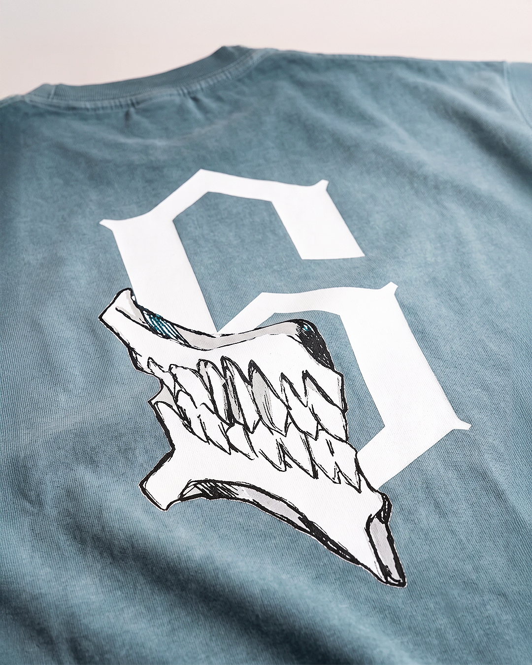 Los Numeros 6 Glacial Blue Tee