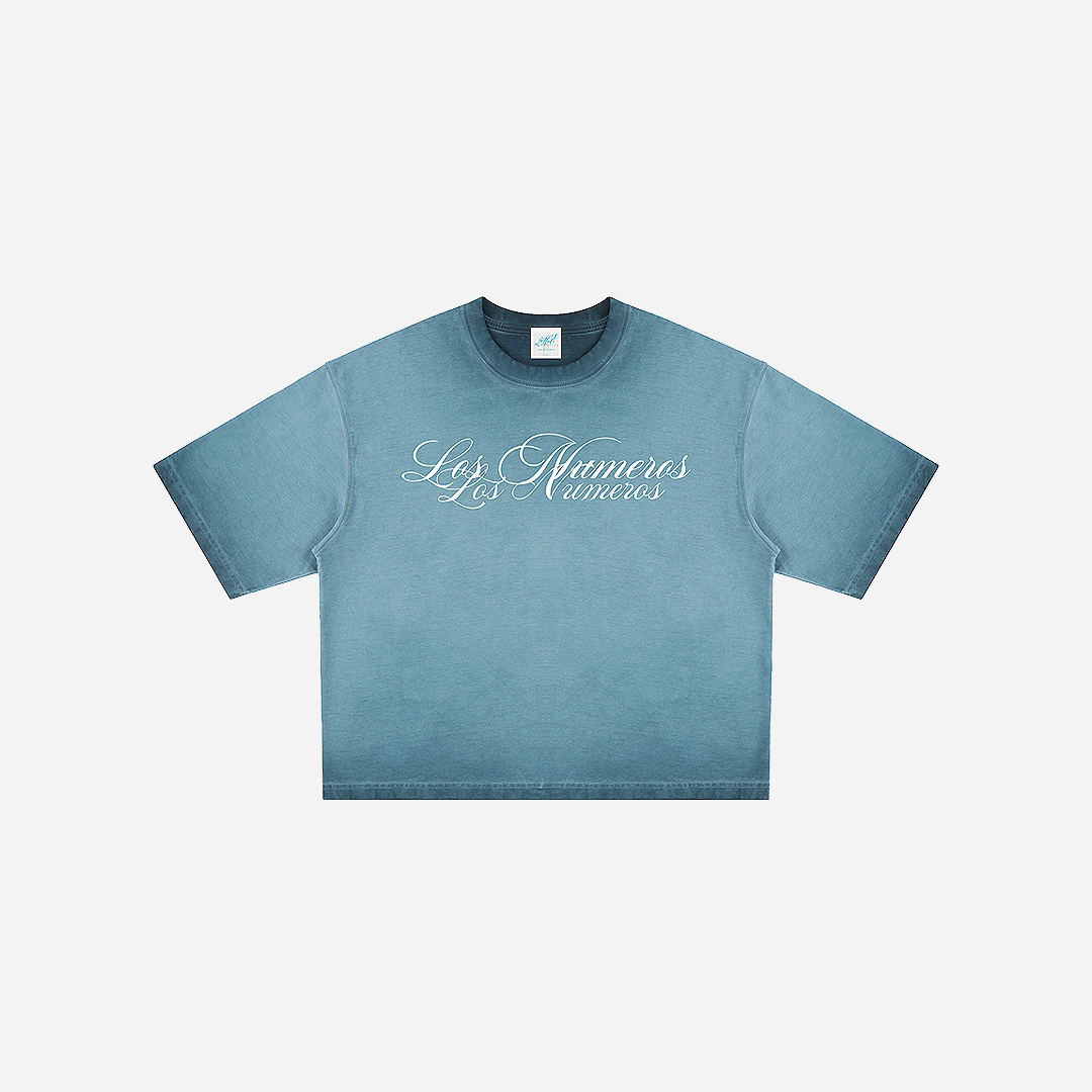 Los Numeros 6 Glacial Blue Tee