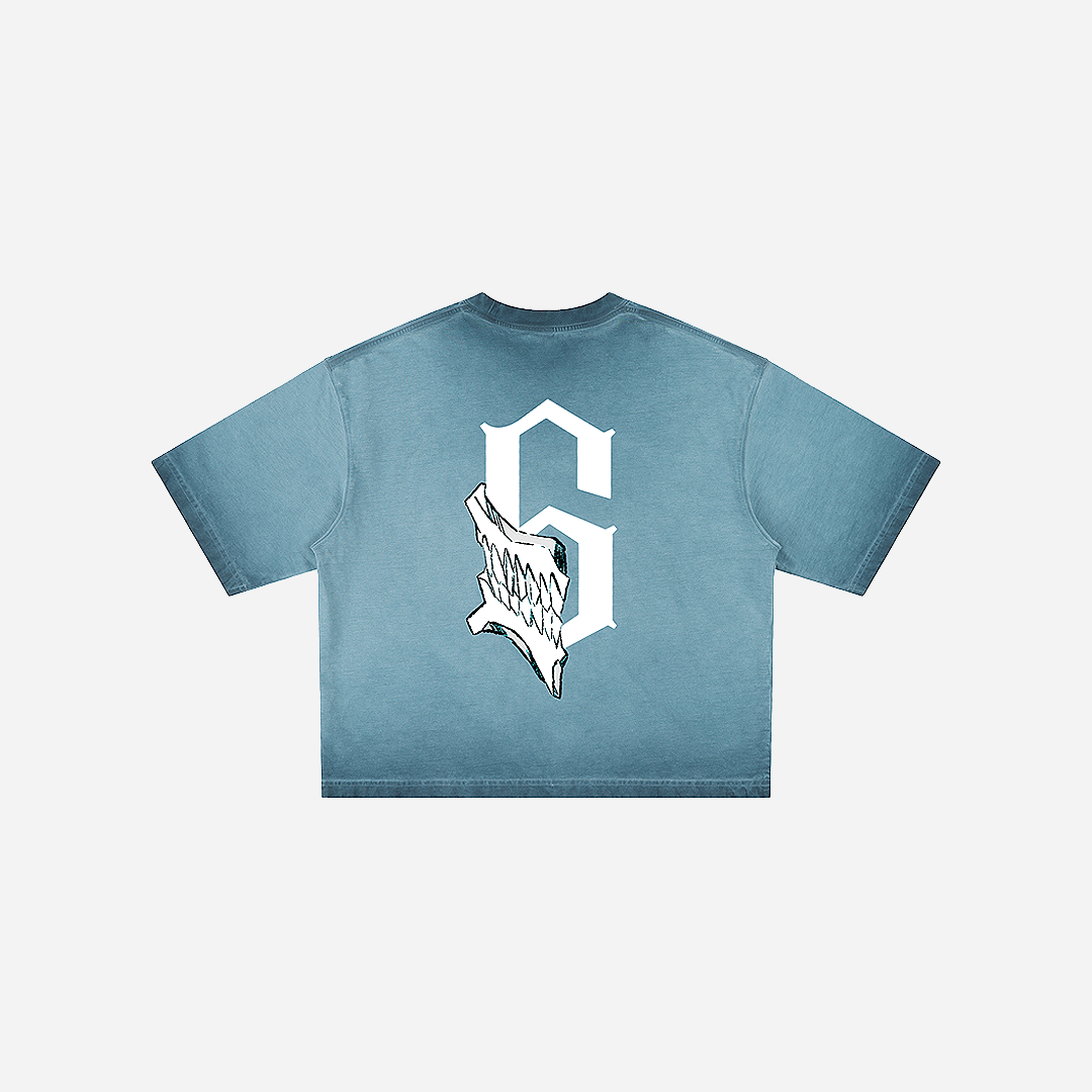 Los Numeros 6 Glacial Blue Tee