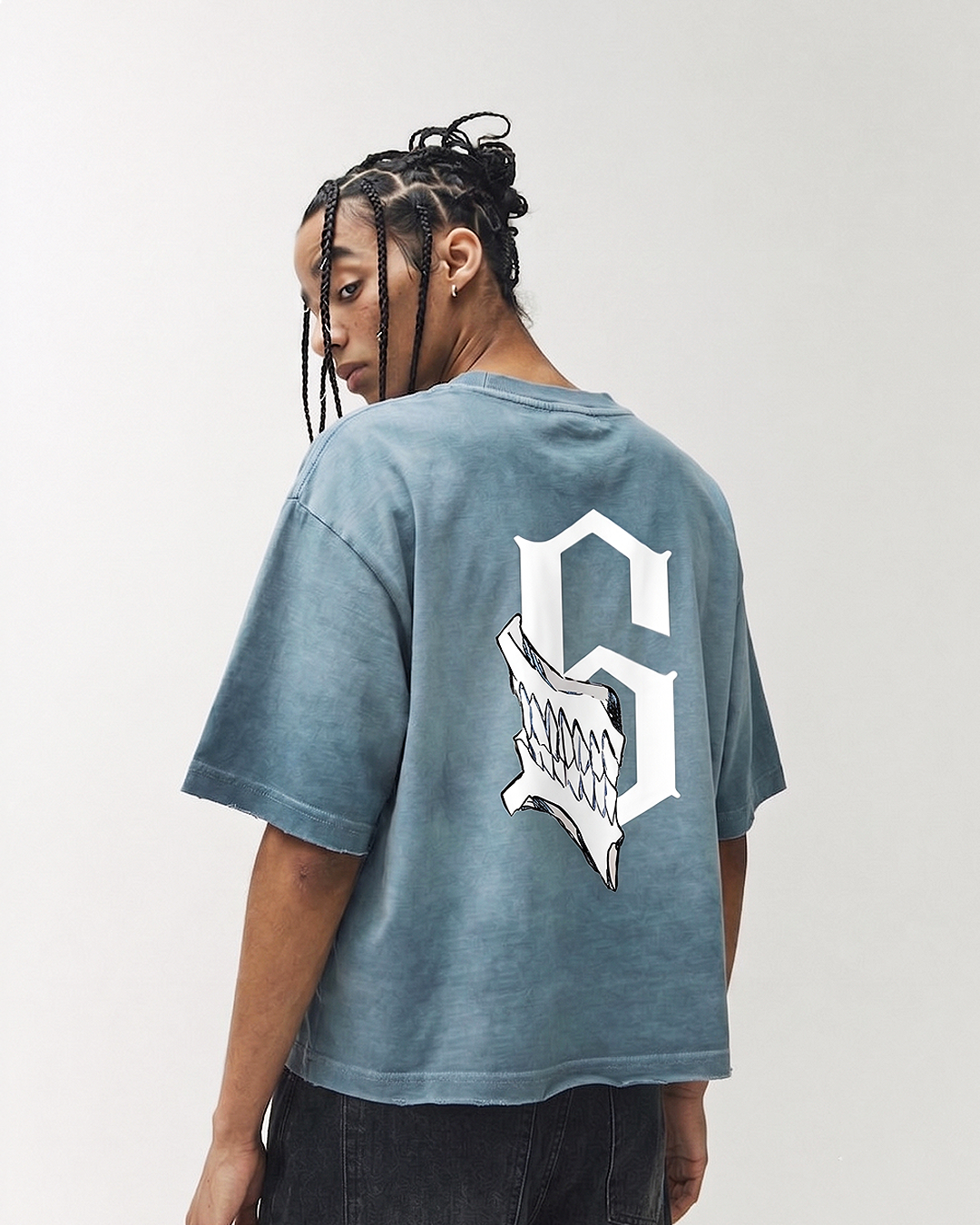 Los Numeros 6 Glacial Blue Tee