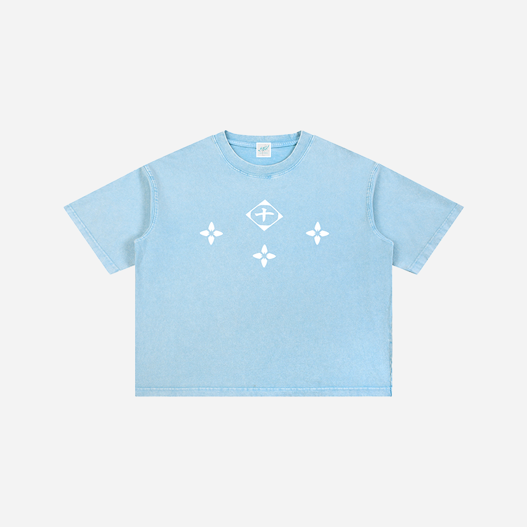 Ice Serpent Baby Blue Washed Tee