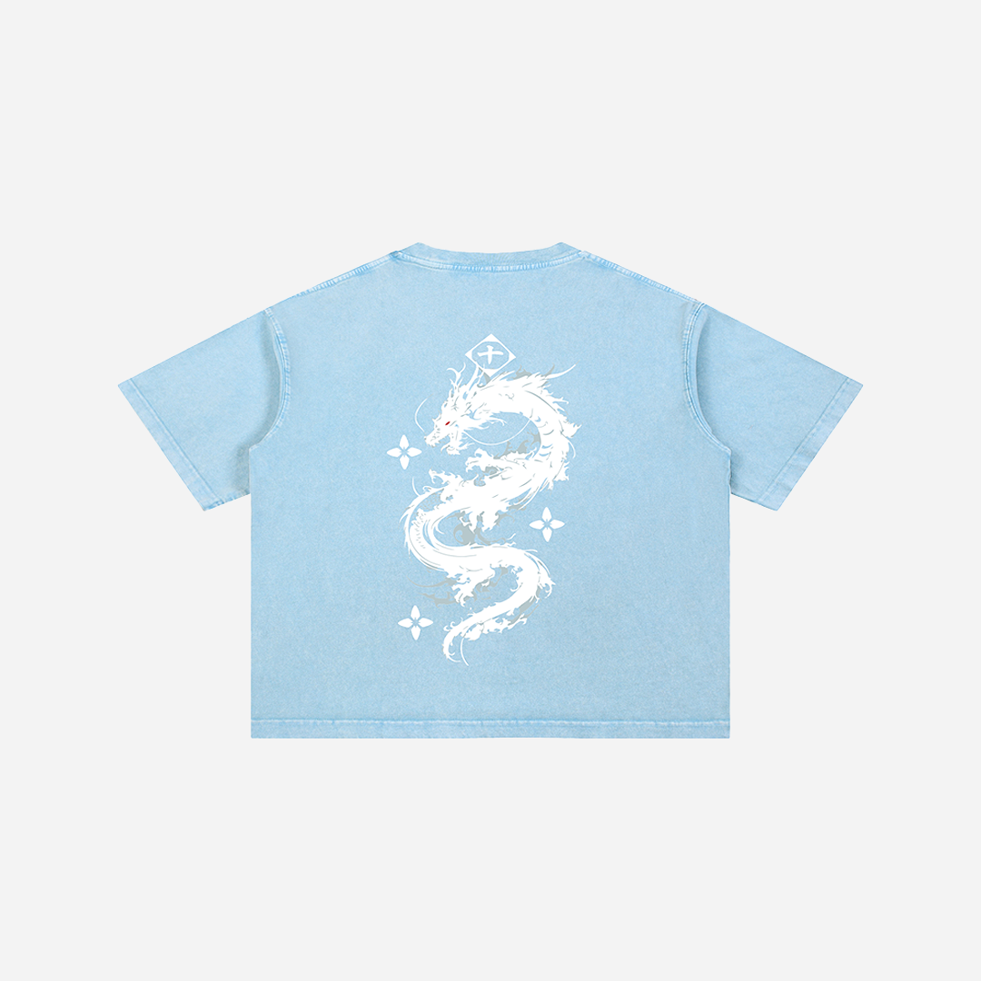 Ice Serpent Baby Blue Washed Tee
