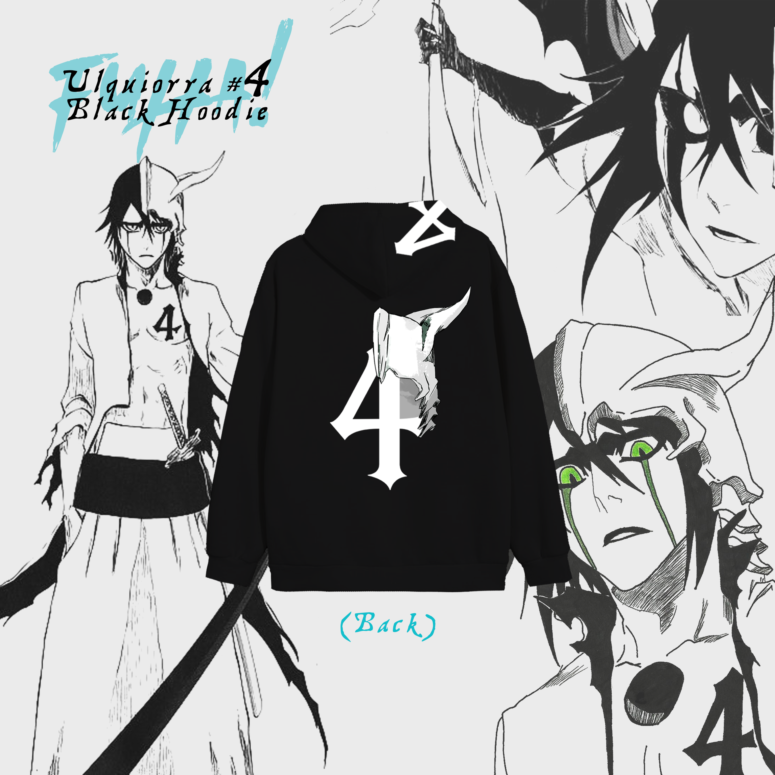 Bleach Ulquiorra 4 Black Hoodie