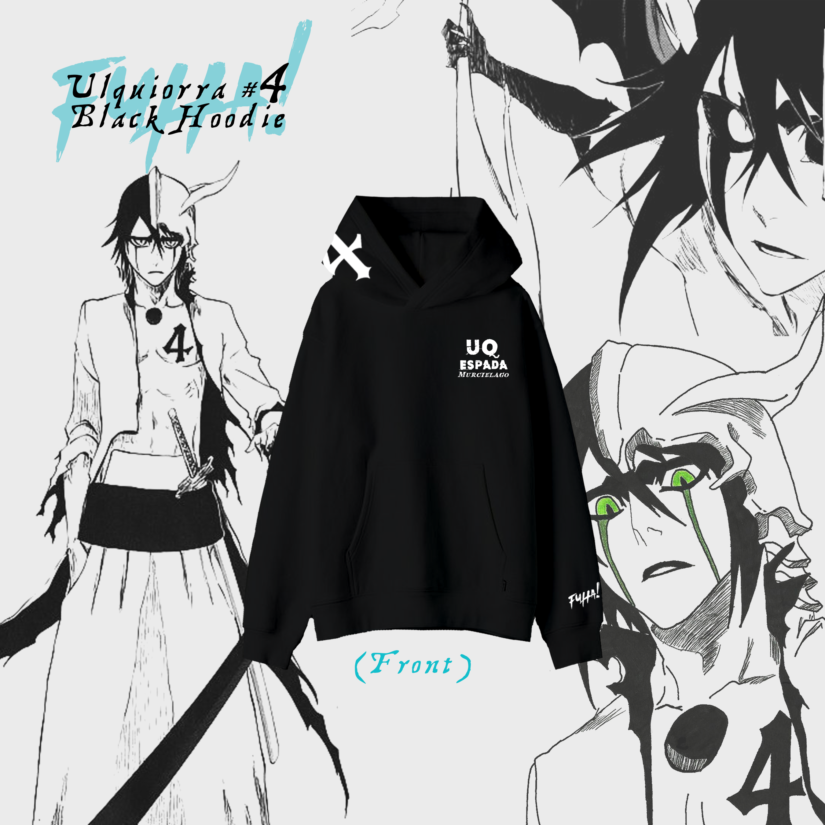 Bleach Ulquiorra 4 Black Hoodie