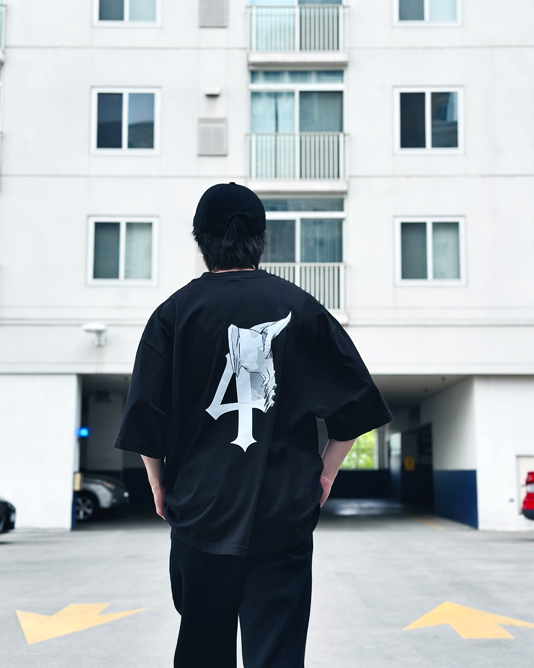 Bleach Ulquiorra 4 Black Drop Shoulder Tee