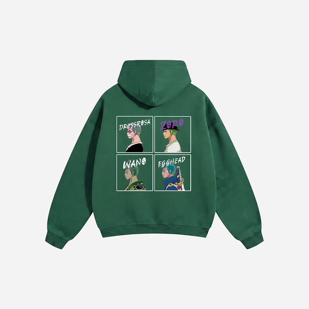 Zoro 4-Panel Eden Green Hoodie