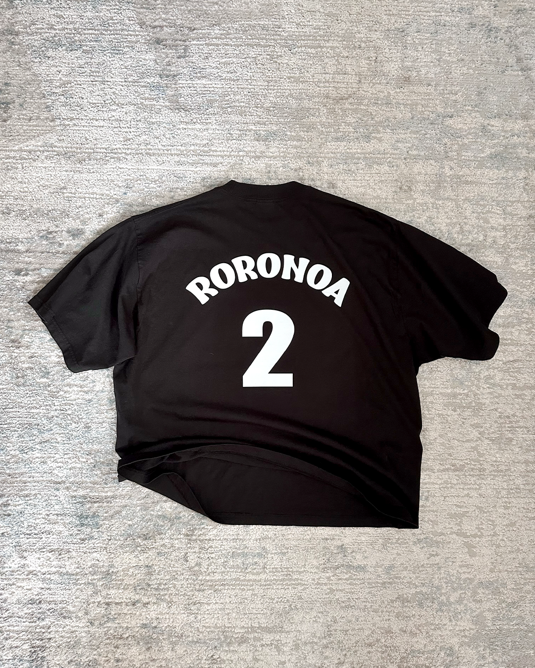 Zoro 4-Panel Black Oversized Tee