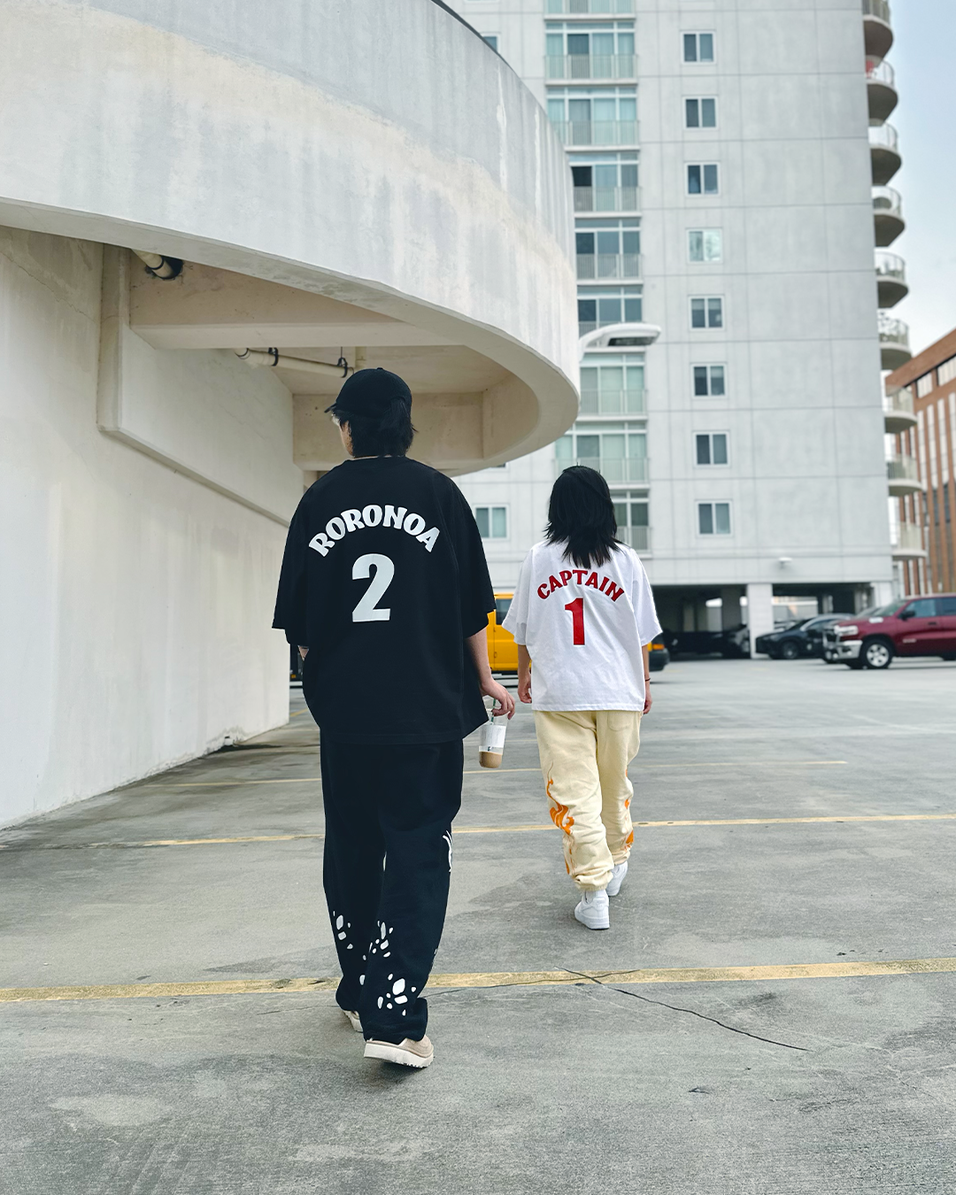 Zoro 4-Panel Black Oversized Tee