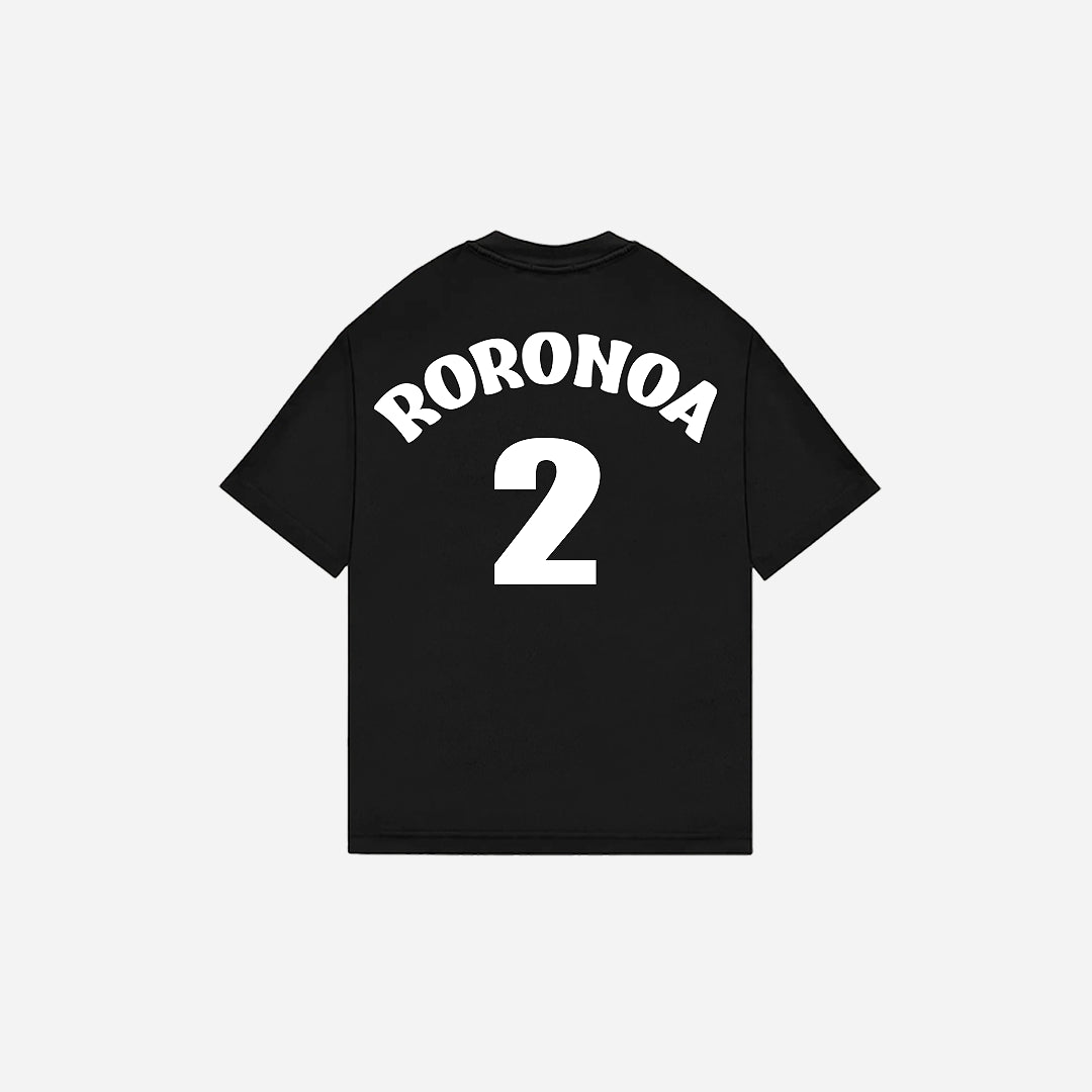 Zoro 4-Panel Black Oversized Tee